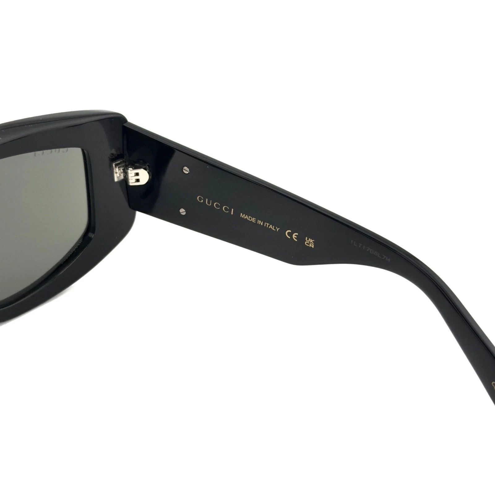 Gucci GUCCI GG1950S Black 1950 GG Geometric Mask Sunglasses 001 Size ONE SIZE - 7 Thumbnail