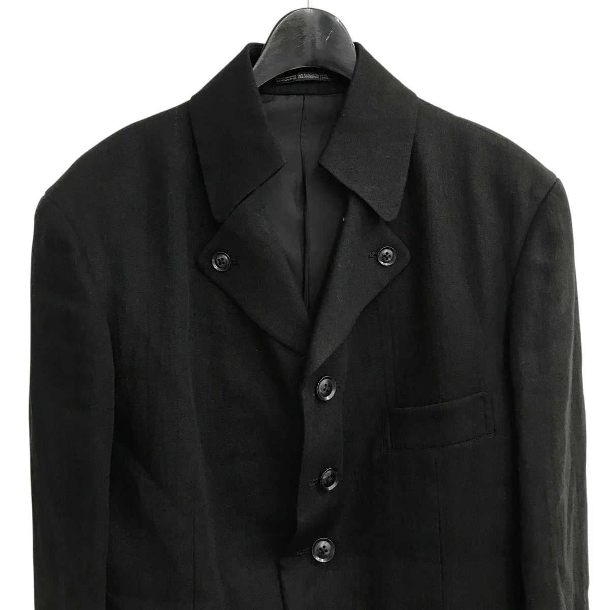 Yohji Yamamoto Yohji Yamamoto pour homme/black 2024AW long jacket Size US S / EU 44-46 / 1 - 3 Thumbnail