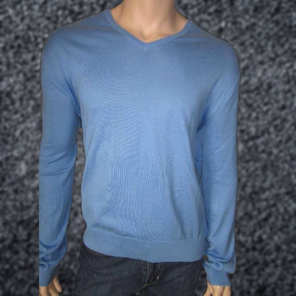 Polo Ralph Lauren Polo Ralph Lauren Blue Cotton Sweater XXL V-Neck NWT Size US XXL / EU 58 / 5 - 1 Preview