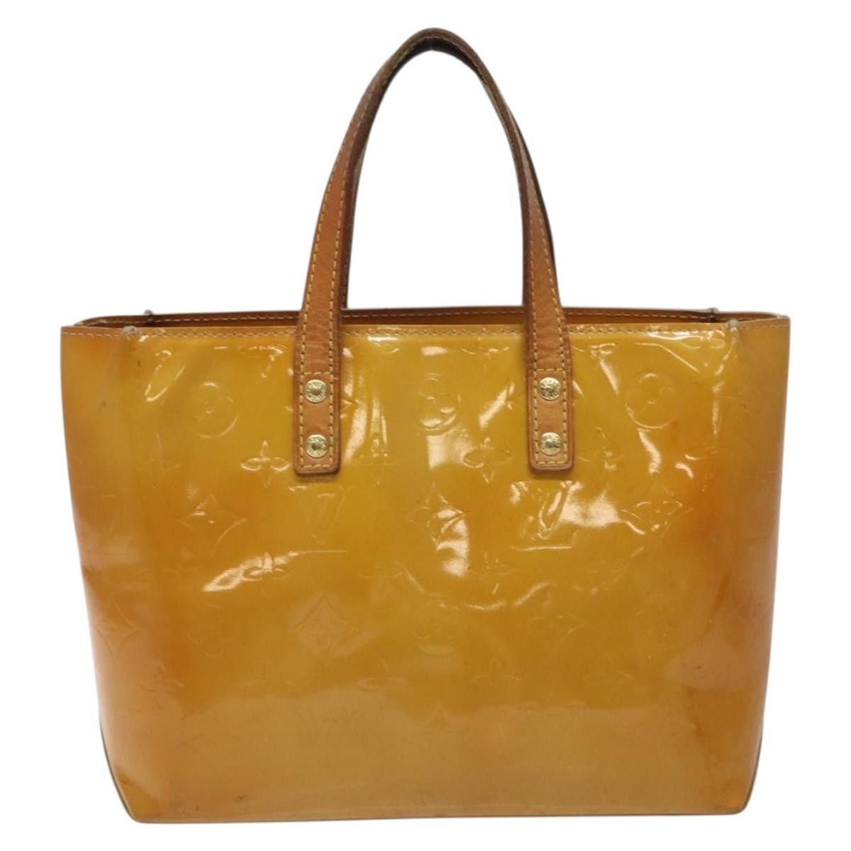 Louis Vuitton LOUIS VUITTON Monogram Vernis Reade PM Hand Bag Beige M91334 Size ONE SIZE - 2 Thumbnail