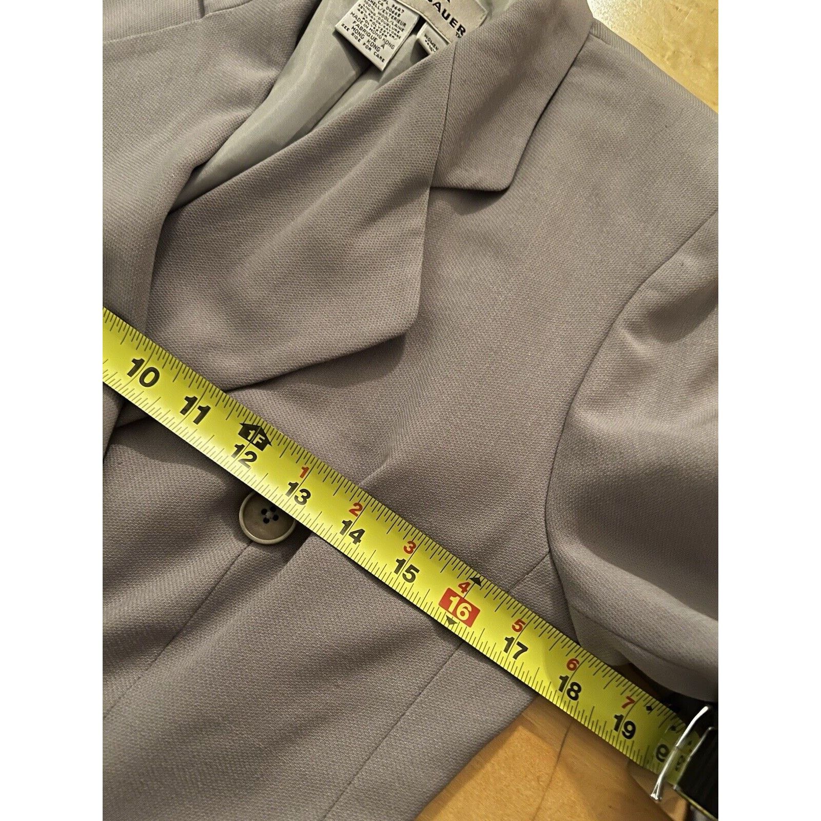 Eddie Bauer VTG Eddie Bauer Wool Double Breasted Blazer Jacket Grey 4 Size S / US 4 / IT 40 - 4 Thumbnail