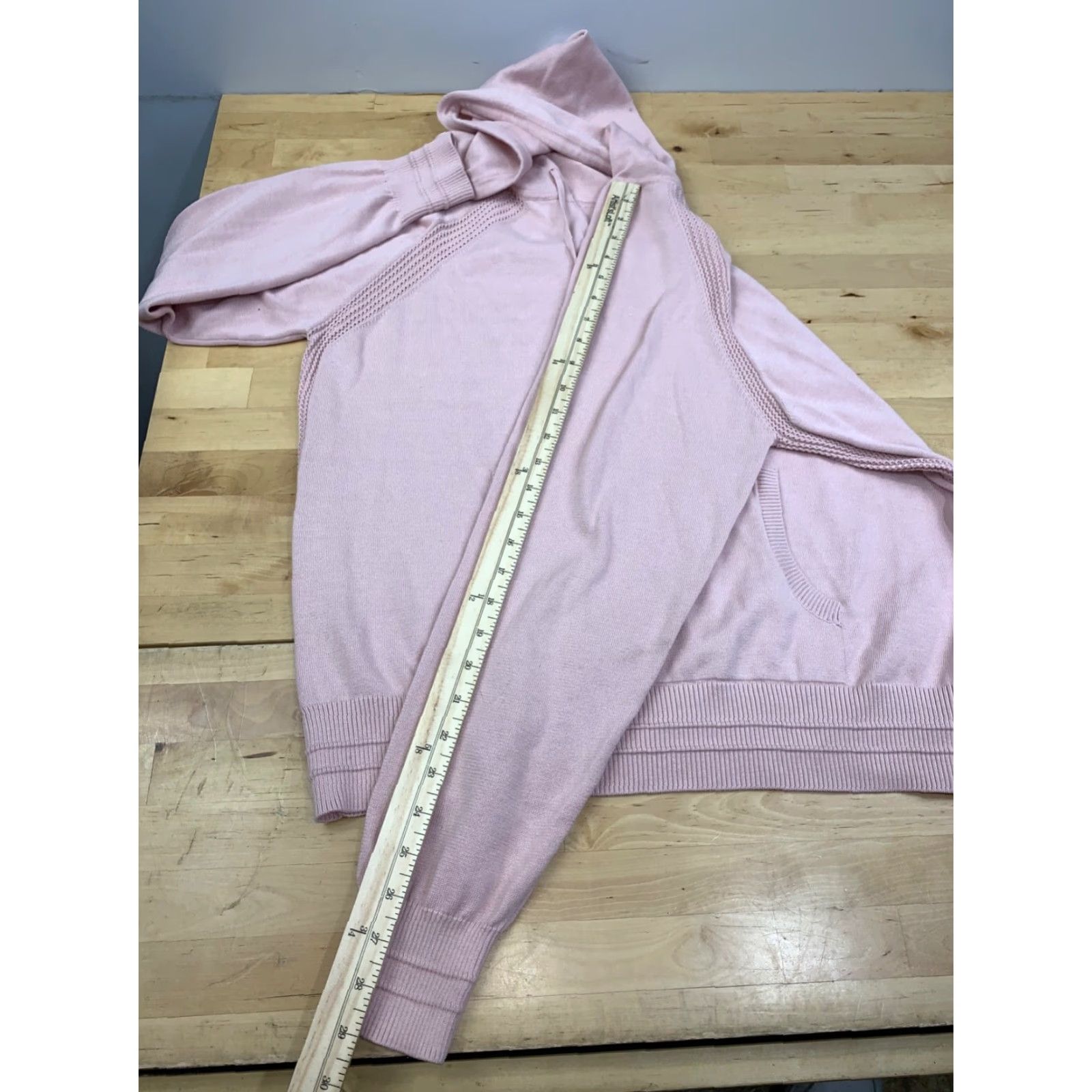 Athleta Athleta Hoodie Womens XL Light Pink Pullover Drawstring 10527 Size XL / US 12-14 / IT 48-50 - 7 Thumbnail