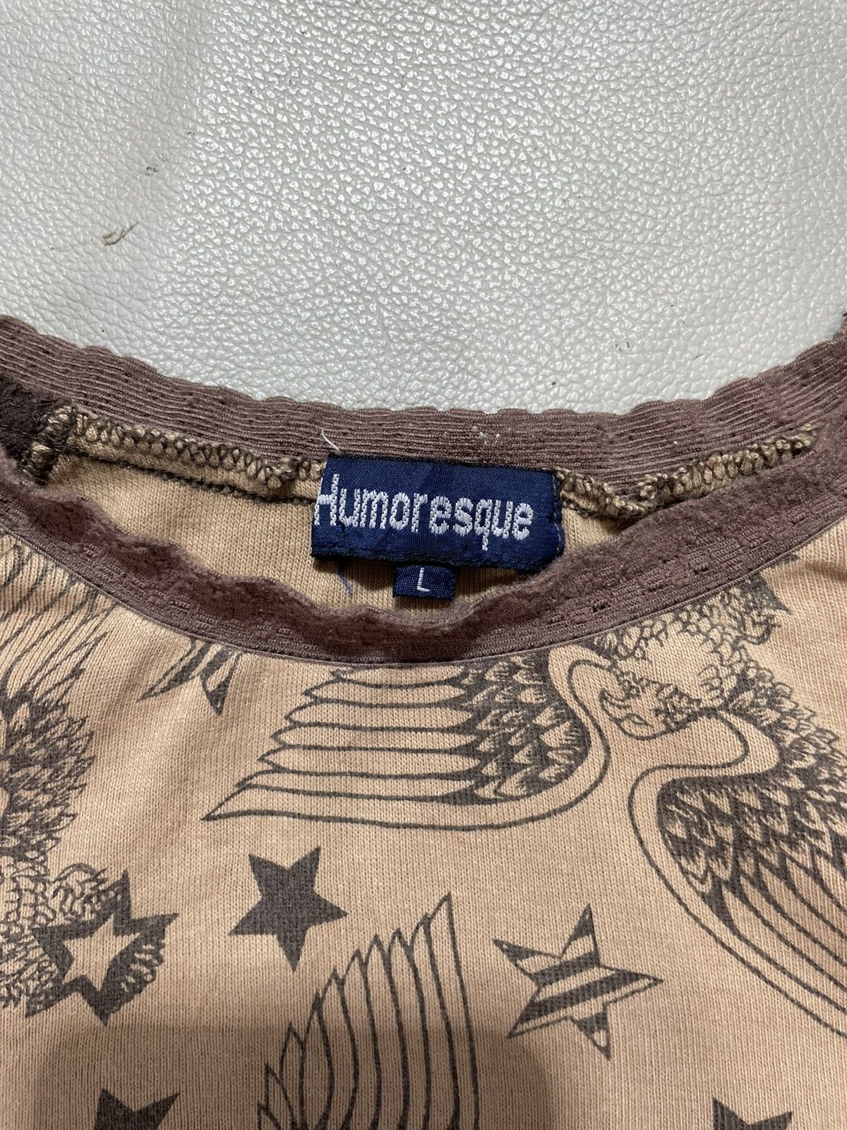Hysteric Glamour Undefined humoresque longsleeve poem eagle printed Size L / US 10 / IT 46 - 2 Thumbnail