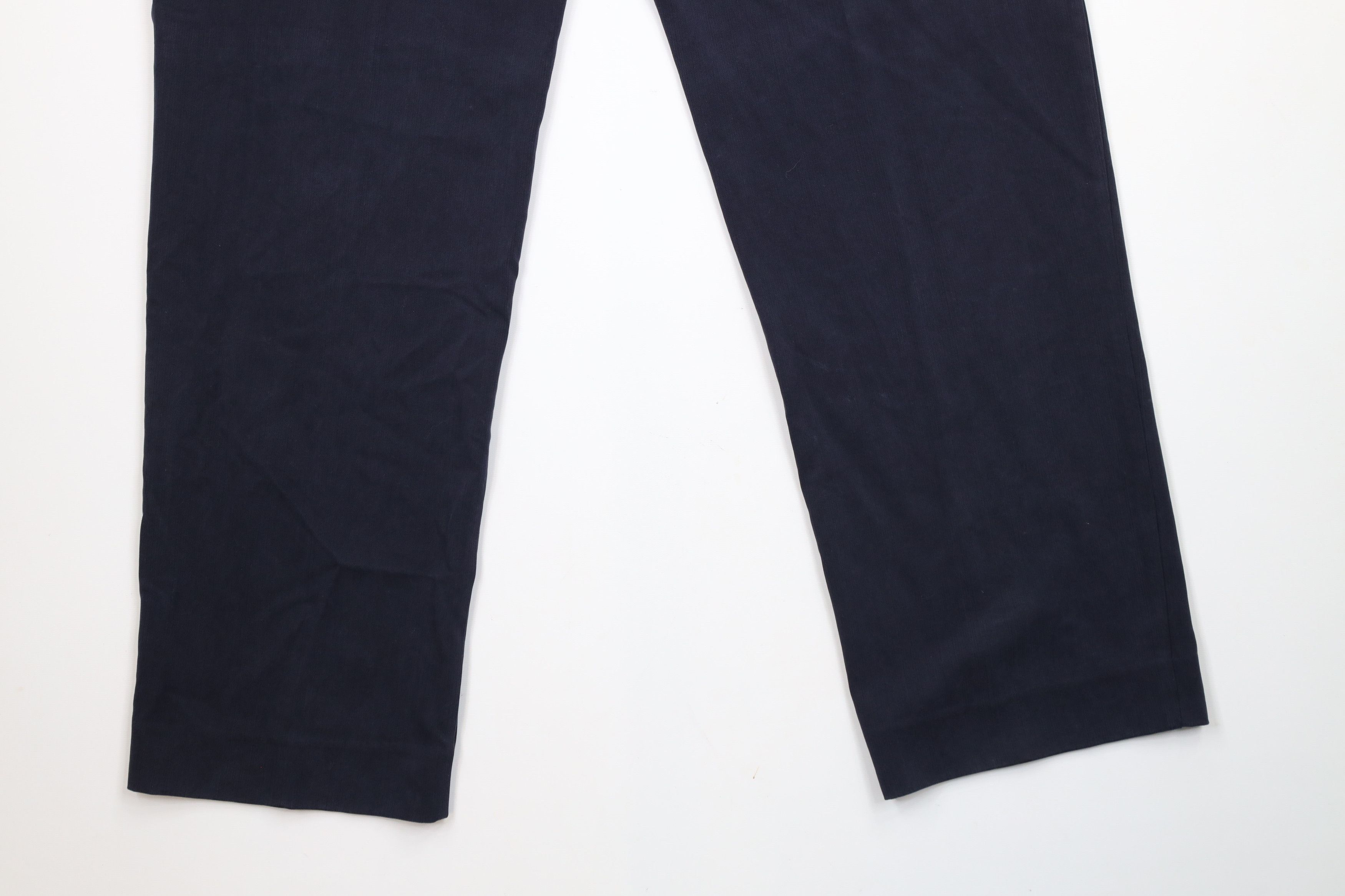 Tommy Bahama × Vintage Vintage Tommy Bahama Wide Leg Silk Blend Chino Pants Blue Size US 36 / EU 52 - 12 Thumbnail