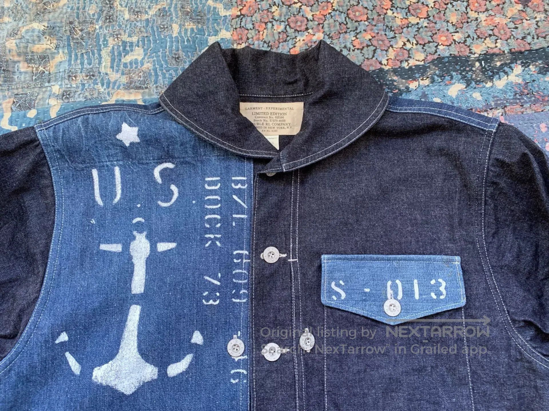 RRL Ralph Lauren Limited Edition RRL Denim Jacket. Size US M / EU 48-50 / 2 - 2 Thumbnail