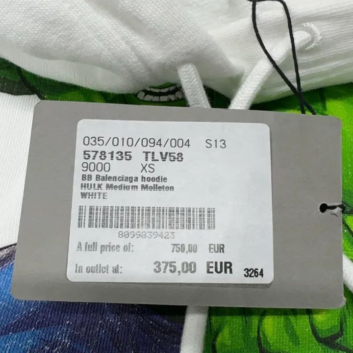 Balenciaga Balenciaga Marvel Casual Long Sleeve Hoodie 0079-2507 Size XS / US 0-2 / IT 36-38 - 4 Thumbnail