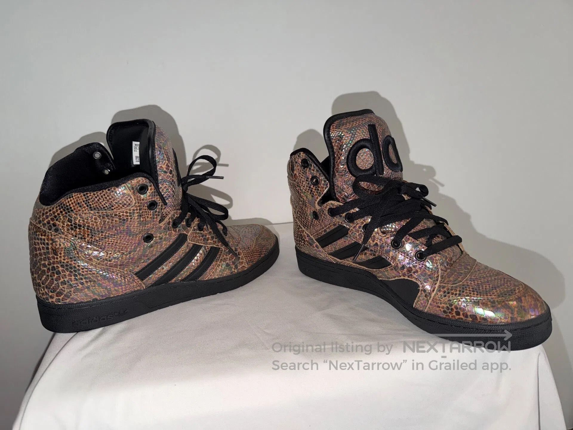 Jeremy Scott Adidas Jeremy Scott Instinct Hi Sneakers. Size US 10 / EU 43 - 5 Thumbnail