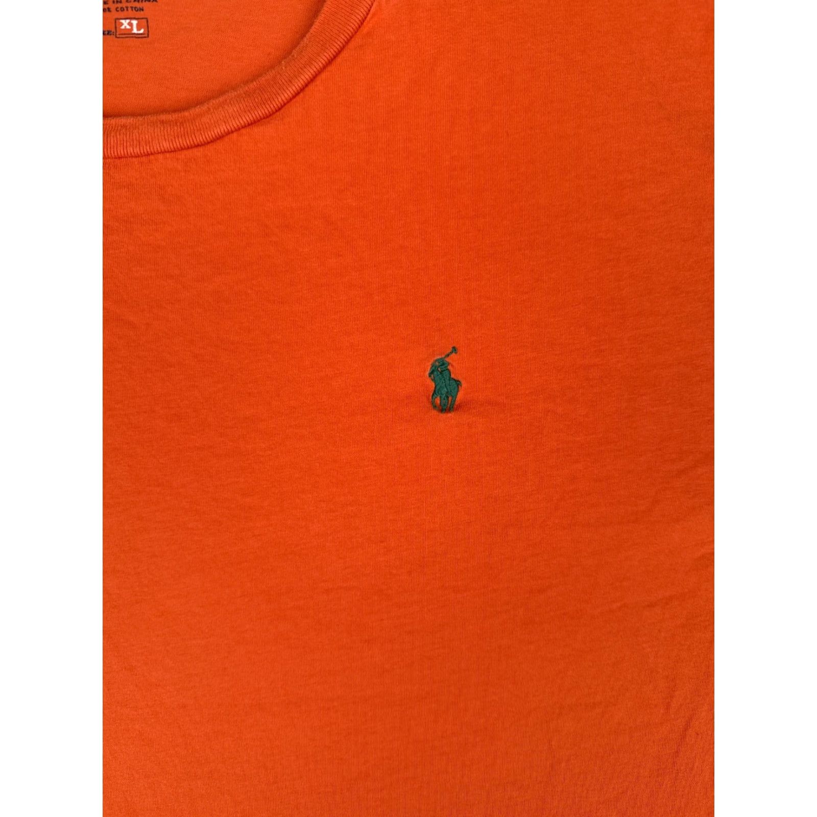 Polo Ralph Lauren VINTAGE Polo Ralph Lauren Shirt Men XL Orange Long Sleeve 100% Cotton READ Size US XL / EU 56 / 4 - 6 Thumbnail