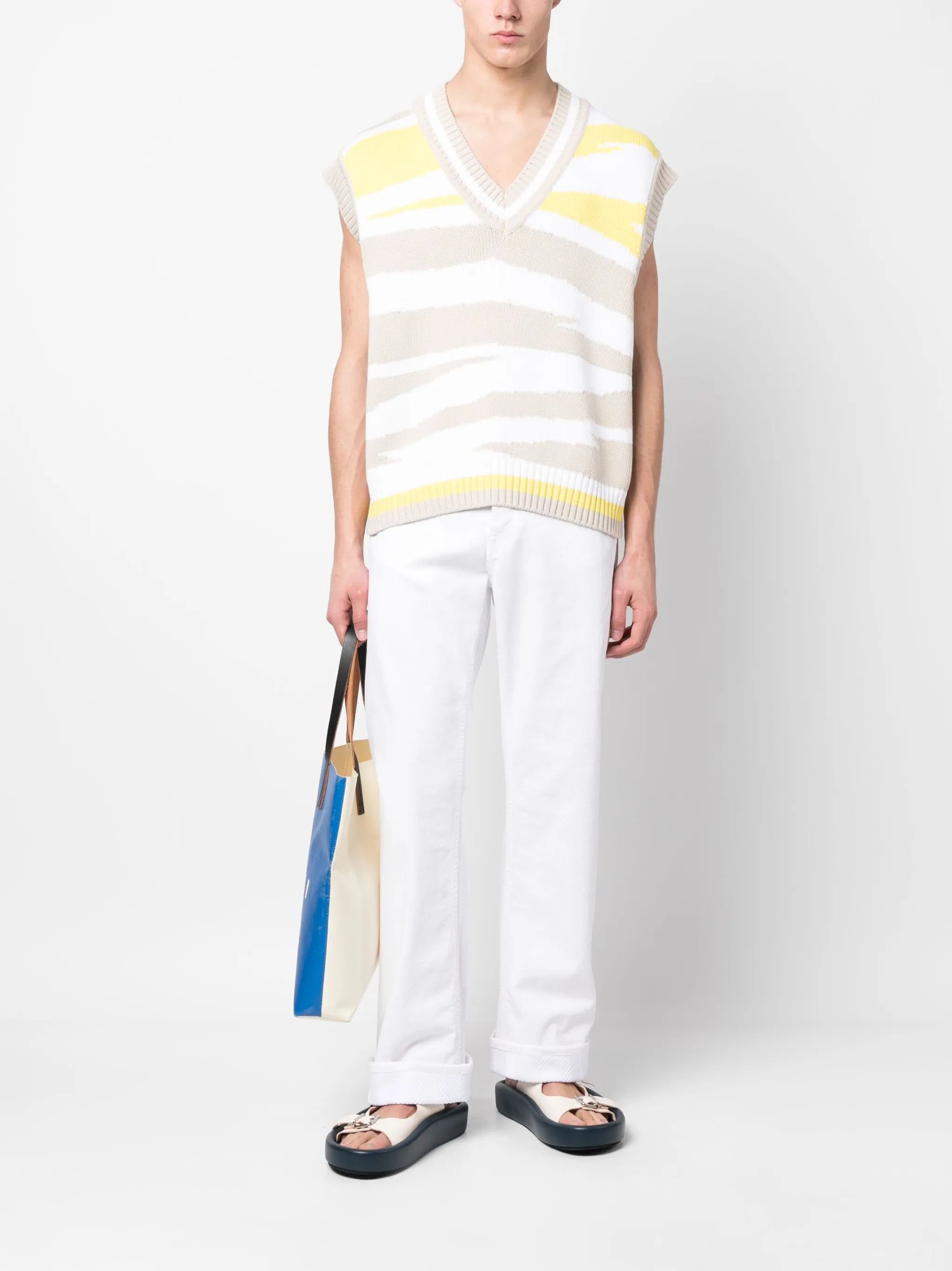 Missoni o1y0225 Sleeveless Sweater in Multicolor Size US M / EU 48-50 / 2 - 5 Thumbnail