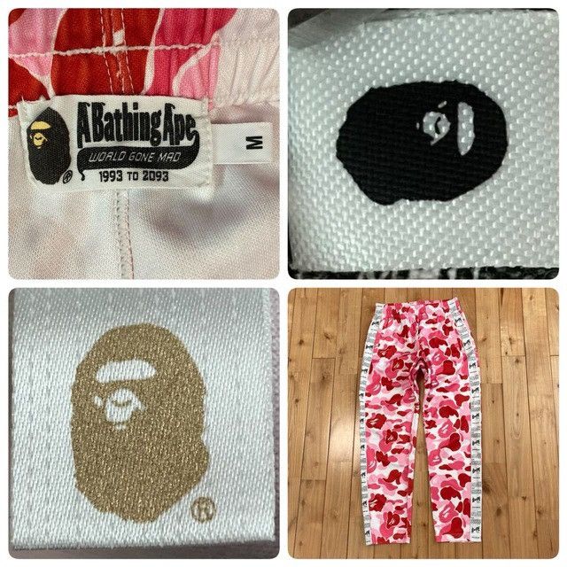 Bape BAPE STA TAPE JERSEY PANTS ABC CAMO Pink APE ★size M Size US 32 / EU 48 - 7 Thumbnail