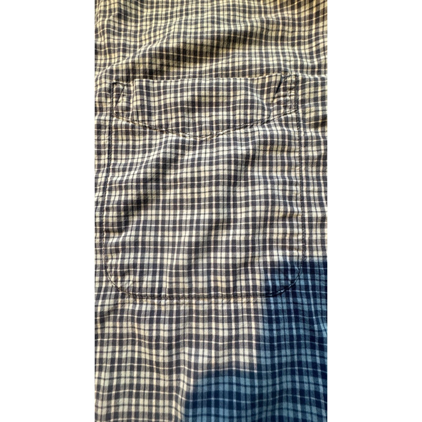 Izod VINTAGE Izod Short Sleeve Button-Up Shirt Large Blue Check 100% Cotton 1554 Mens Size US L / EU 52-54 / 3 - 3 Thumbnail