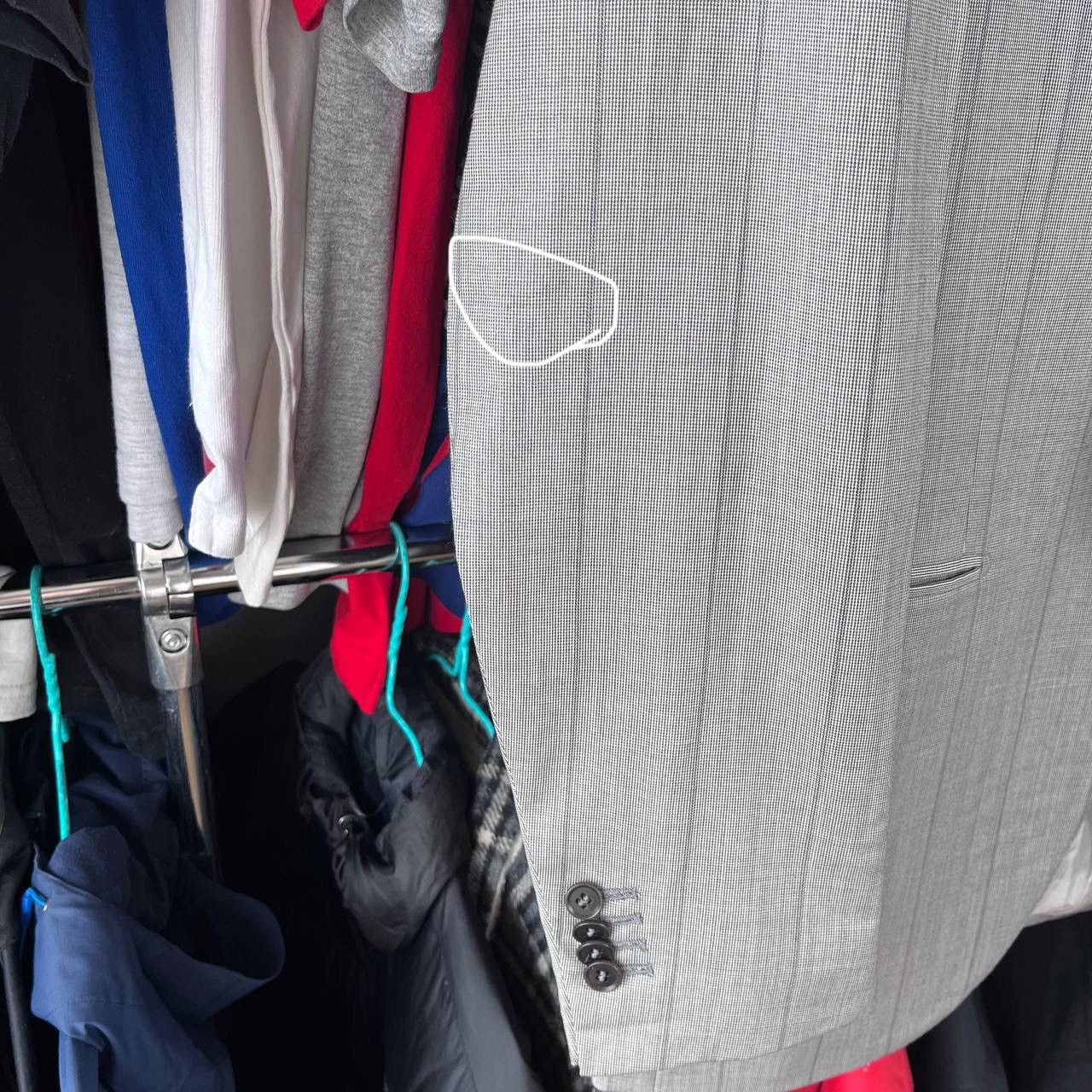 Isaia Isaia Napoli Striped Wool Gray Suit 140`s Delain Selection Size 48R - 12 Thumbnail