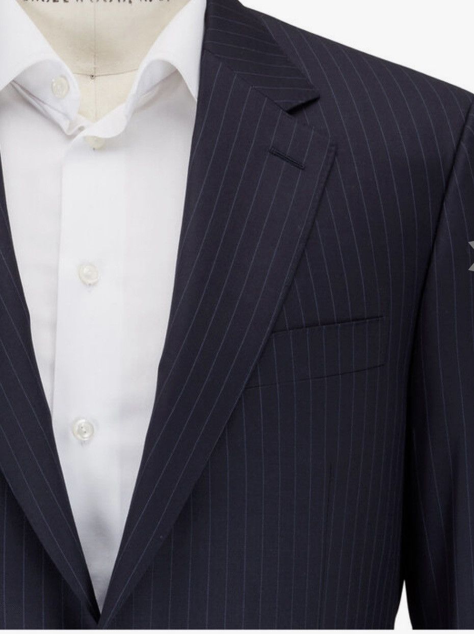 Brioni Brioni NM COLOSSE Suit –Navy Tonal Pinstripe – Wool & Silk Size 42R - 2 Thumbnail