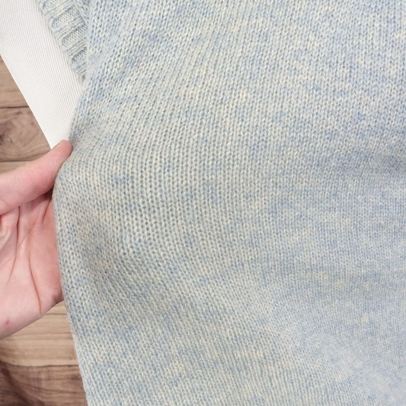 Vintage Vintage WARP TWO Wool Sweater Vest Adult Large Blue 70s 80s Made in USA Mens Size US L / EU 52-54 / 3 - 7 Thumbnail