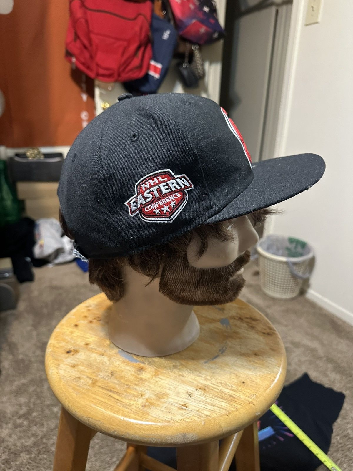 NHL Vintage NHL New Jersey Devils “triple black” hat 00s Size ONE SIZE - 3 Thumbnail