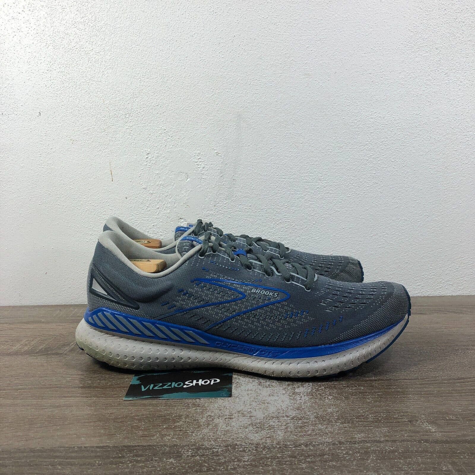 Brooks Brooks Glycerin GTS 19 Quarry Grey Blue Men 12.5 D Medium Grailed