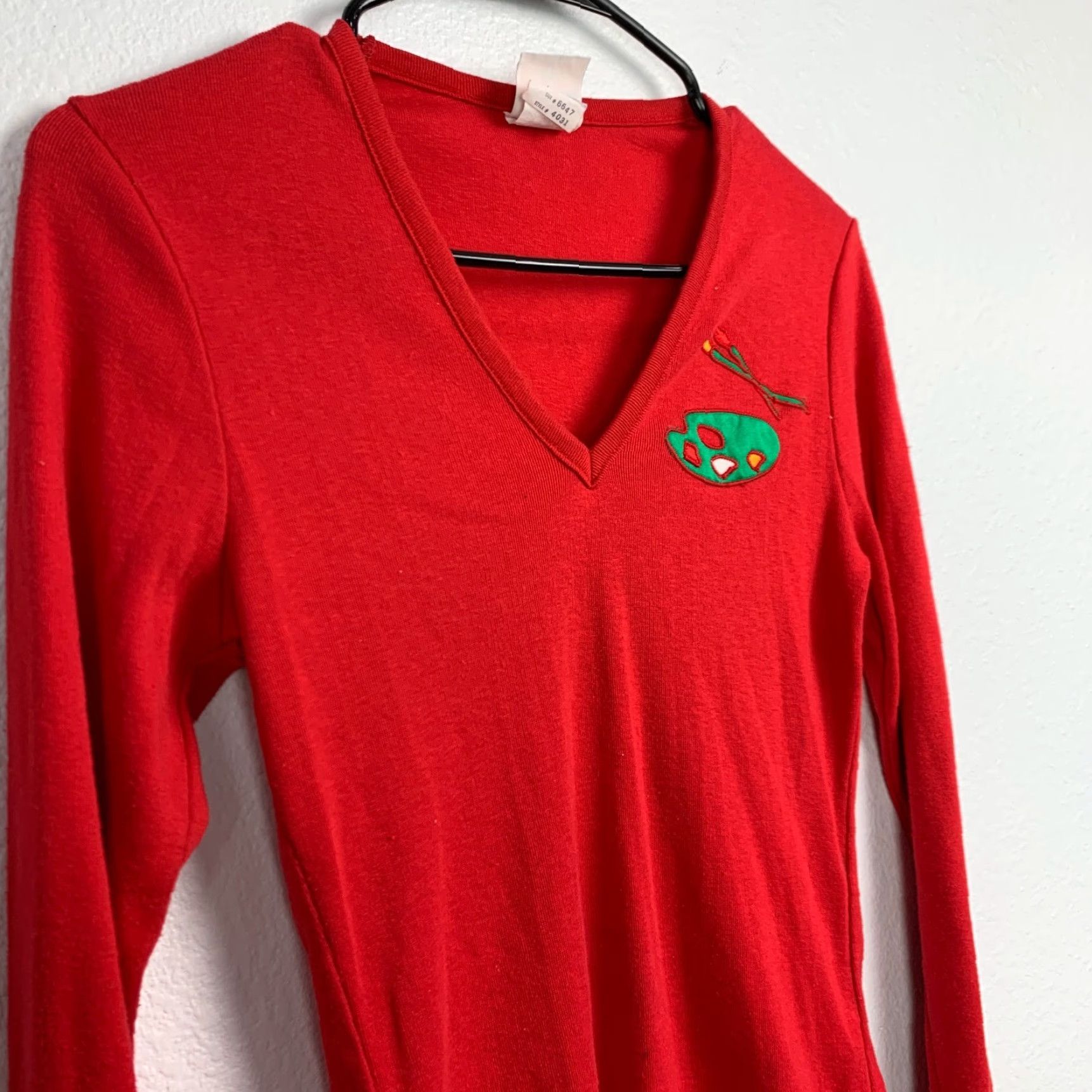 Vintage VINTAGE City Girl California Painters Palette Long Sleeve Tee Womens Large Shirt Size L / US 10 / IT 46 - 2 Thumbnail