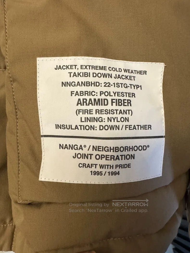 Neighborhood Neighborhood Nissan Hooded Down Jacket Size US L / EU 52-54 / 3 - 3 Thumbnail