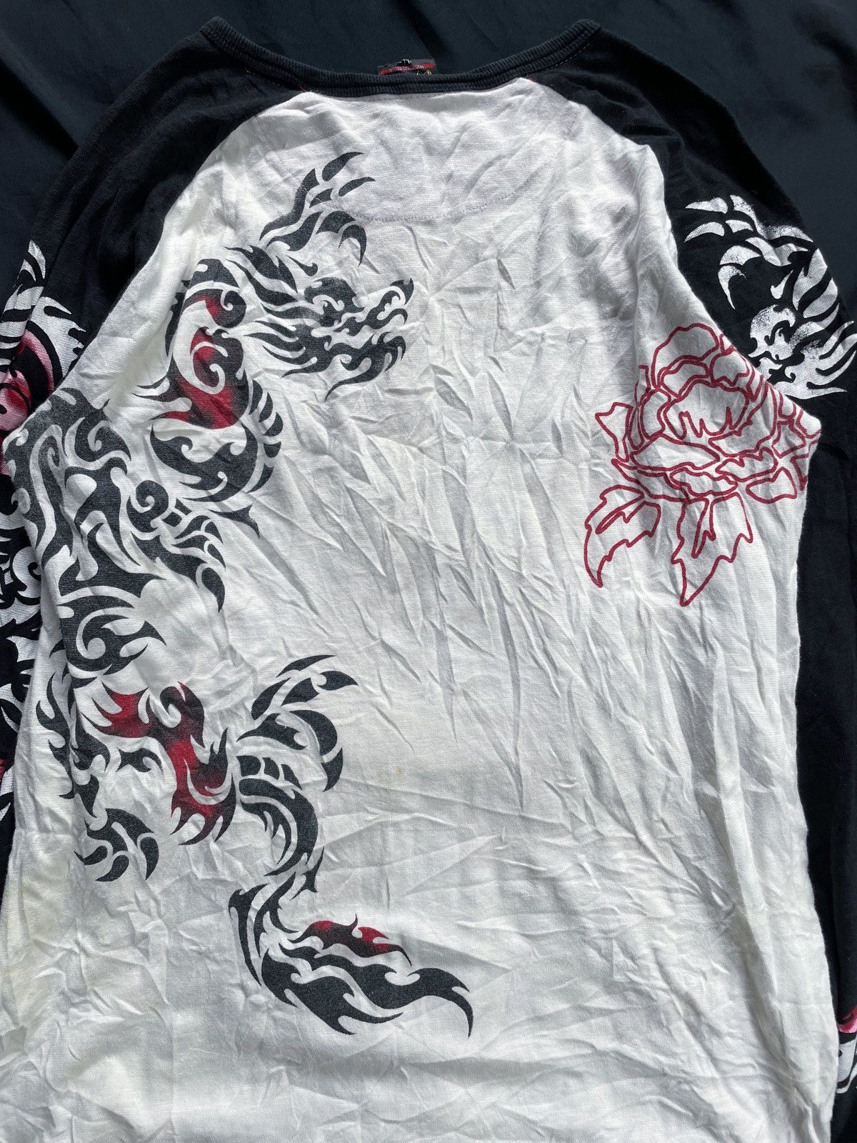 Beauty Beast JAPANESE OBLO TATTOO JAPAN STYLE LONG SLEEVE Size US XL / EU 56 / 4 - 11 Thumbnail