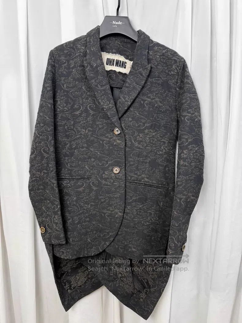 Uma Wang UMA WANG jacquard blazer with intricate pattern design| Size S / US 4 / IT 40 - 1 Thumbnail