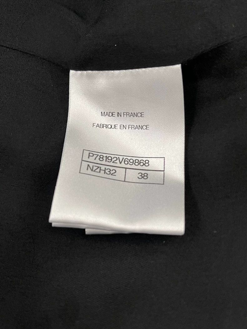 Chanel 24K gray twill wool suit vest