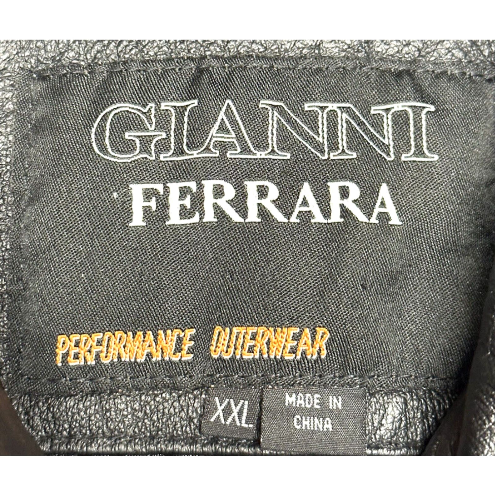 Vintage VINTAGE Gianni Ferrara Leather Jacket Mens 2XL Black Solid Motorcycle Jacket Lined Zipper Snap Regular Men Size US XXL / EU 58 / 5 - 2 Thumbnail