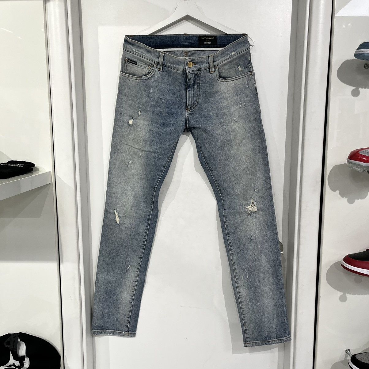 Dolce & Gabbana Skinny Denim Jeans Blue