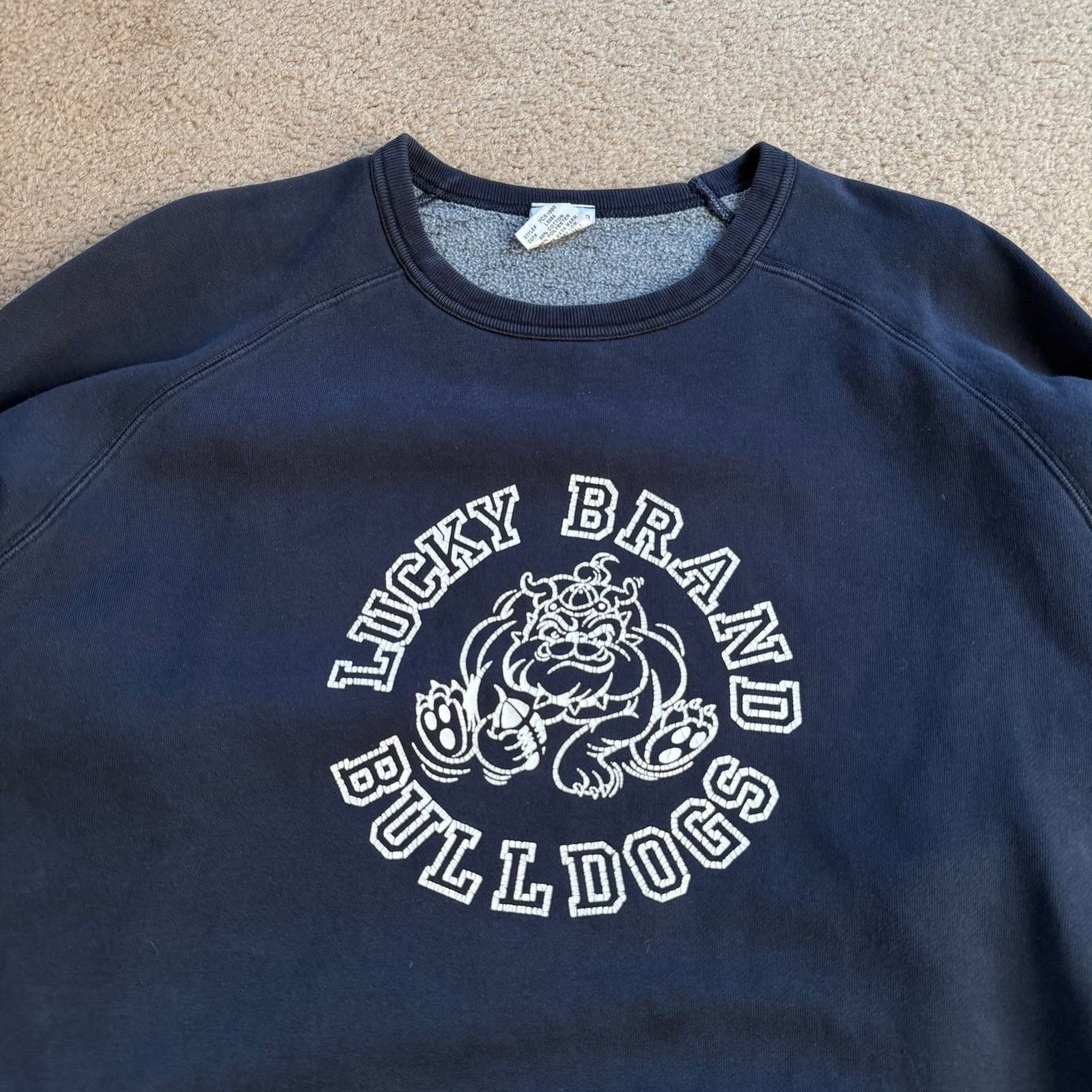 Lucky Brand Vintage Lucky Brand Bulldogs Crewneck Sz L Size US L / EU 52-54 / 3 - 2 Thumbnail
