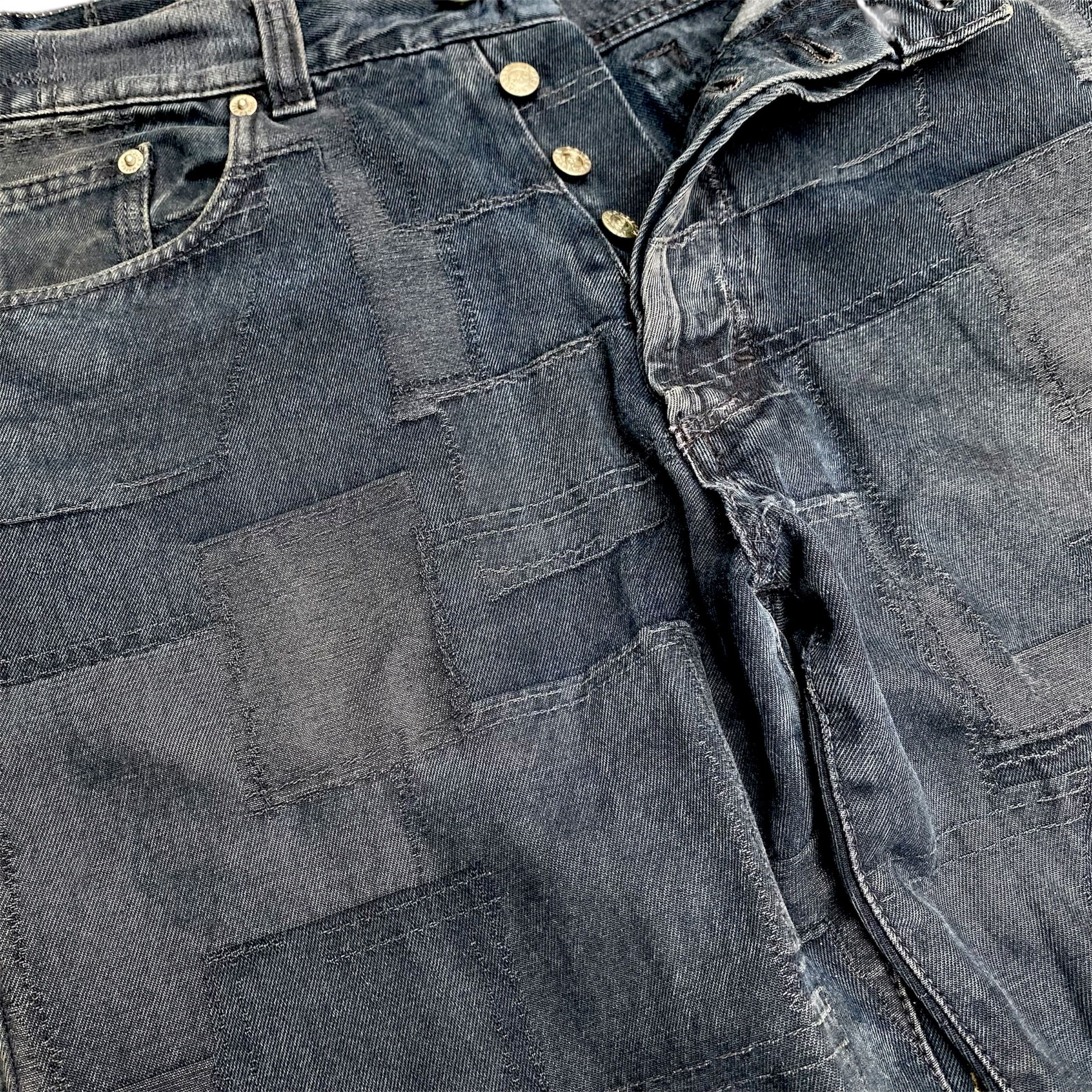Dolce & Gabbana ARCHIVAL DOLCE & GABBANA PATCHWORK DESIGN DENIM PANTS Size US 32 / EU 48 - 4 Thumbnail