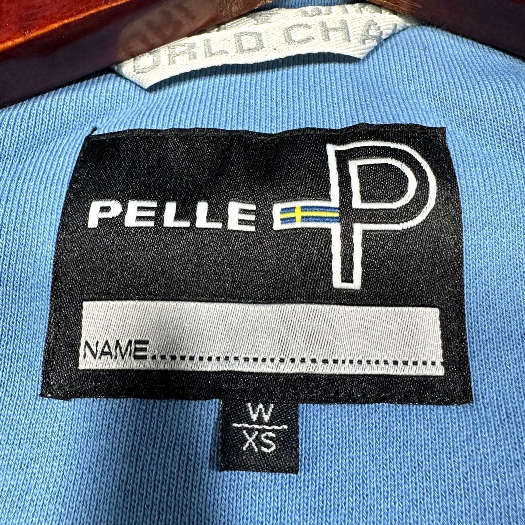 Pelle Pelle Pelle P Hoodie Womens XS Blue Knit Full Zip Pockets Logo Size XS / US 0-2 / IT 36-38 - 6 Thumbnail