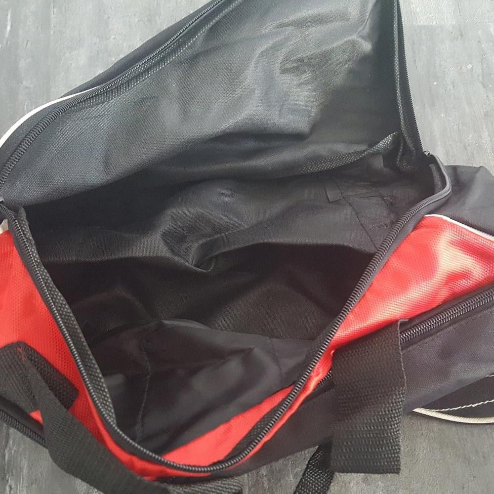 Designer Black Red Gym Duffle Size ONE SIZE - 3 Thumbnail