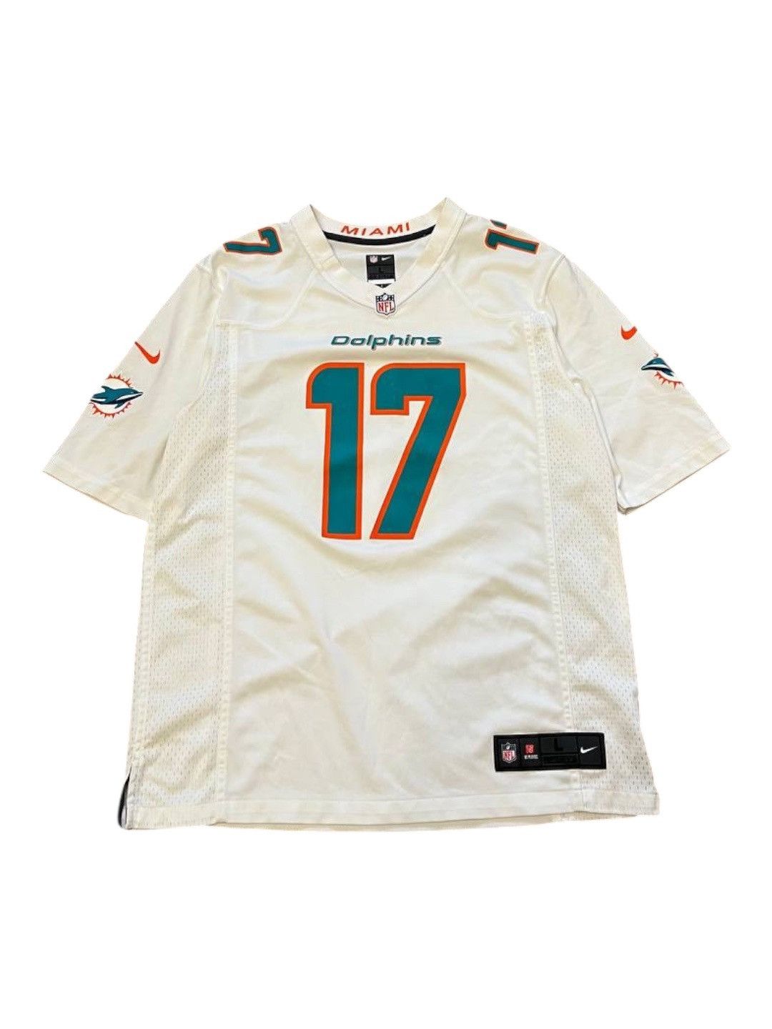 NFL × Nike NFL Nike Miami Dolphins TANNEHILL #17 White Jersey Size L Size US L / EU 52-54 / 3 - 1 Thumbnail