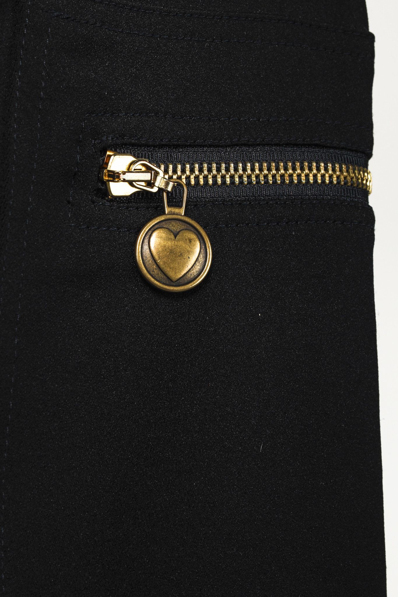 Moschino Moschino Jeans Black Double Zip Skirt Size 28" / US 6 / IT 42 - 6 Thumbnail
