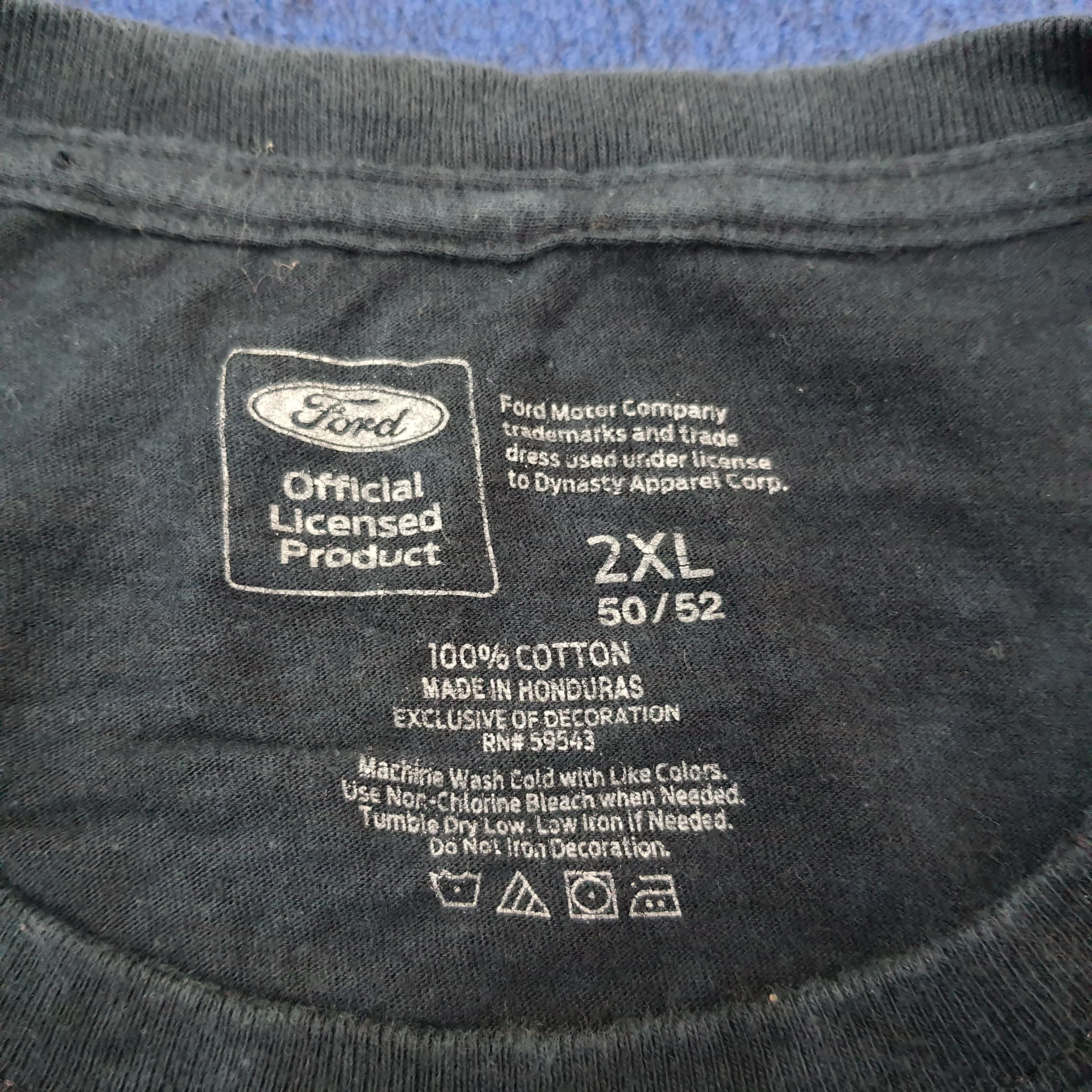 Vintage Vintage Ford Mustang Racing Motorsports T-shirt Size US XXL / EU 58 / 5 - 5 Thumbnail