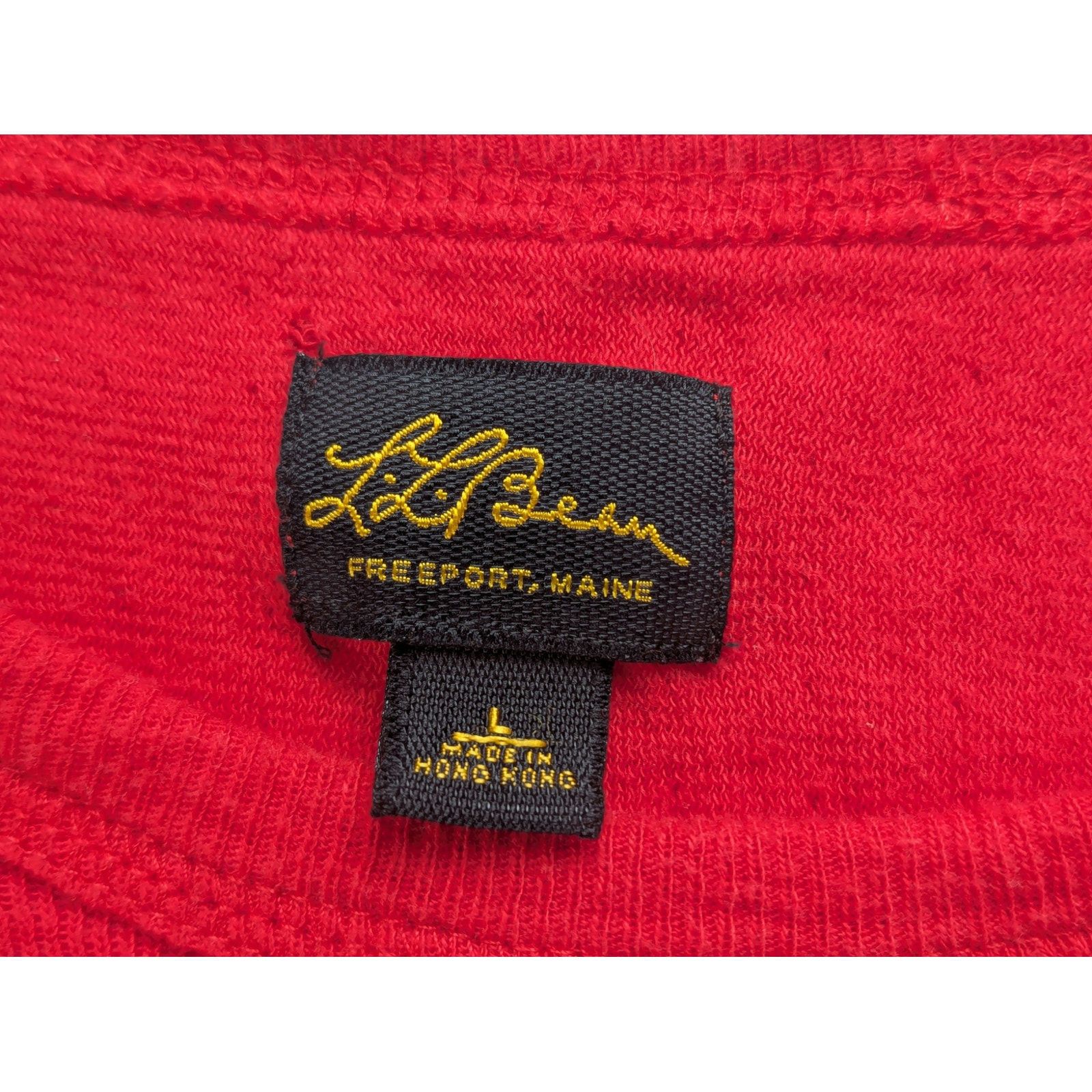 L.L. Bean LL Bean Red Pullover Sweater Classic Christmas Womens Large Size L / US 10 / IT 46 - 3 Thumbnail