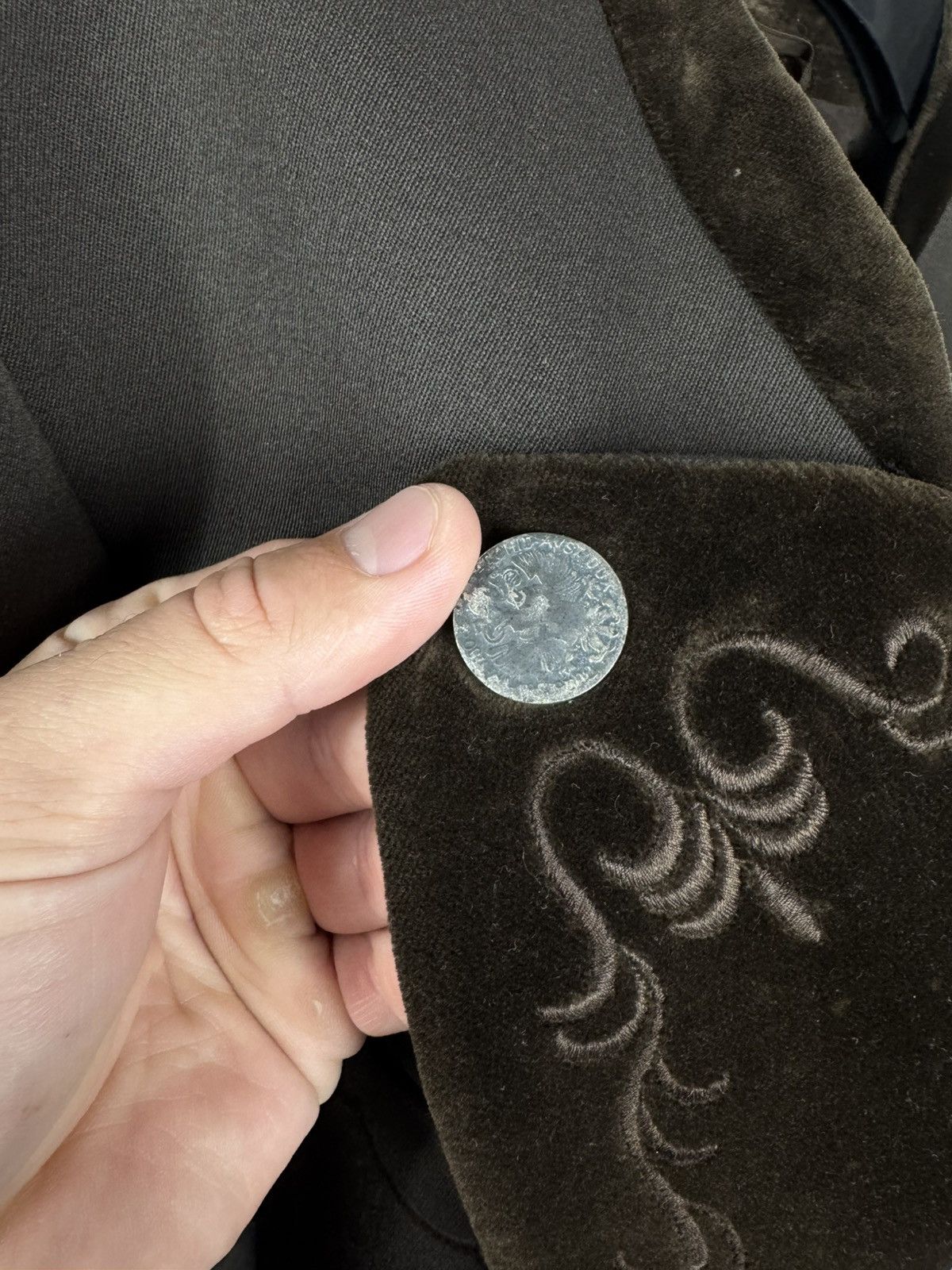Other Vintage Austrian Wool Double Breasted Velvet Trim Blazer Size US M / EU 48-50 / 2 - 6 Thumbnail