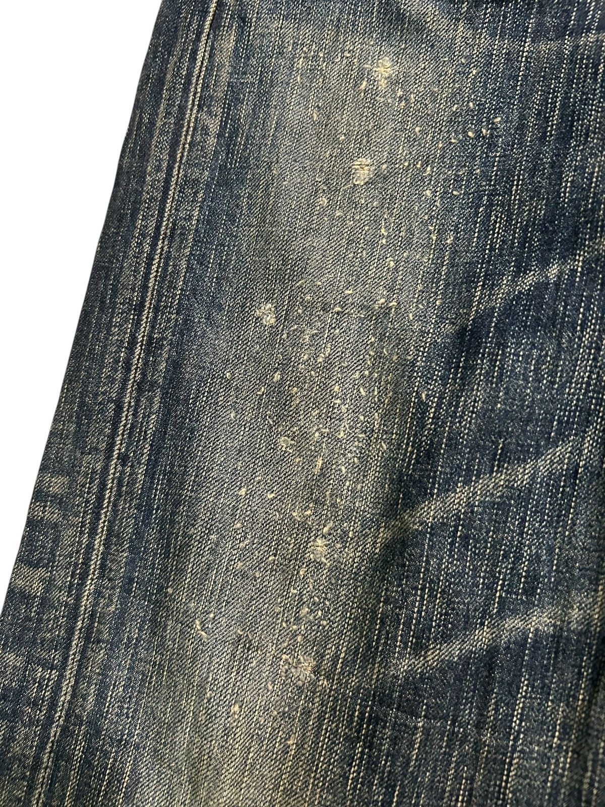 Edwin × If Six Was Nine × Kapital FLARE EDWIN BLUETRIP Distressed Japanese Punk Style Denim 🎌🎌 Size US 35 - 7 Thumbnail