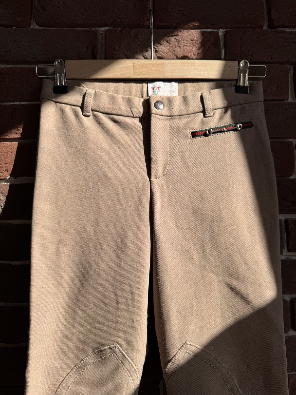 Gucci Gucci Equestrian Bondage Pants Women’s 38IT Sand designer Size 26" / US 2 / IT 38 - 13 Thumbnail