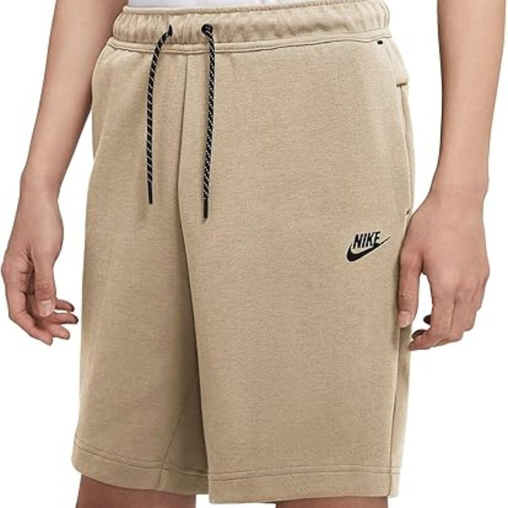 Nike Nike Tech Fleece Sportswear Shorts Medium Tan Brown Size US 32 / EU 48 - 2 Thumbnail
