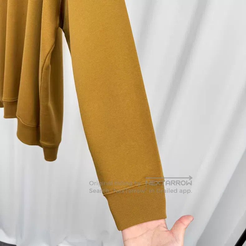 Acne Studios Acne Studios Ginger Yellow Embroidered Smile Hoodie Size US M / EU 48-50 / 2 - 4 Thumbnail