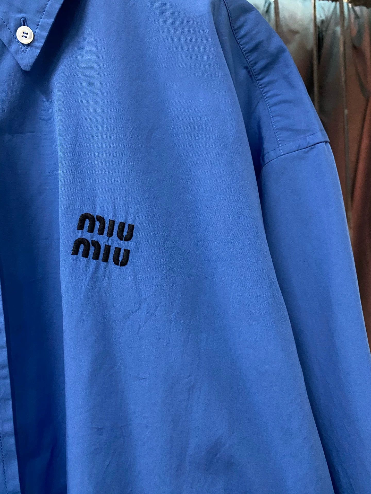 Miu Miu MIU MIU long-sleeve shirt 99 New Size XXL / US 16-18 / IT 52-54 - 5 Thumbnail