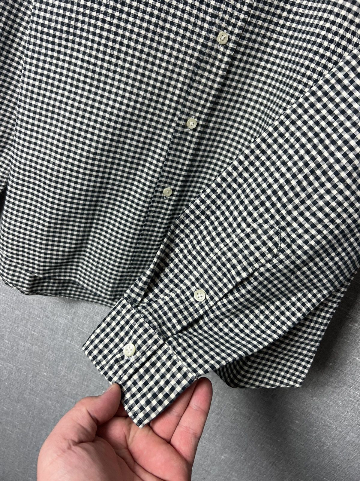 Polo Ralph Lauren Vintage Polo Ralph Lauren Checkered Long Sleeve Button Shirt Size US XL / EU 56 / 4 - 8 Thumbnail