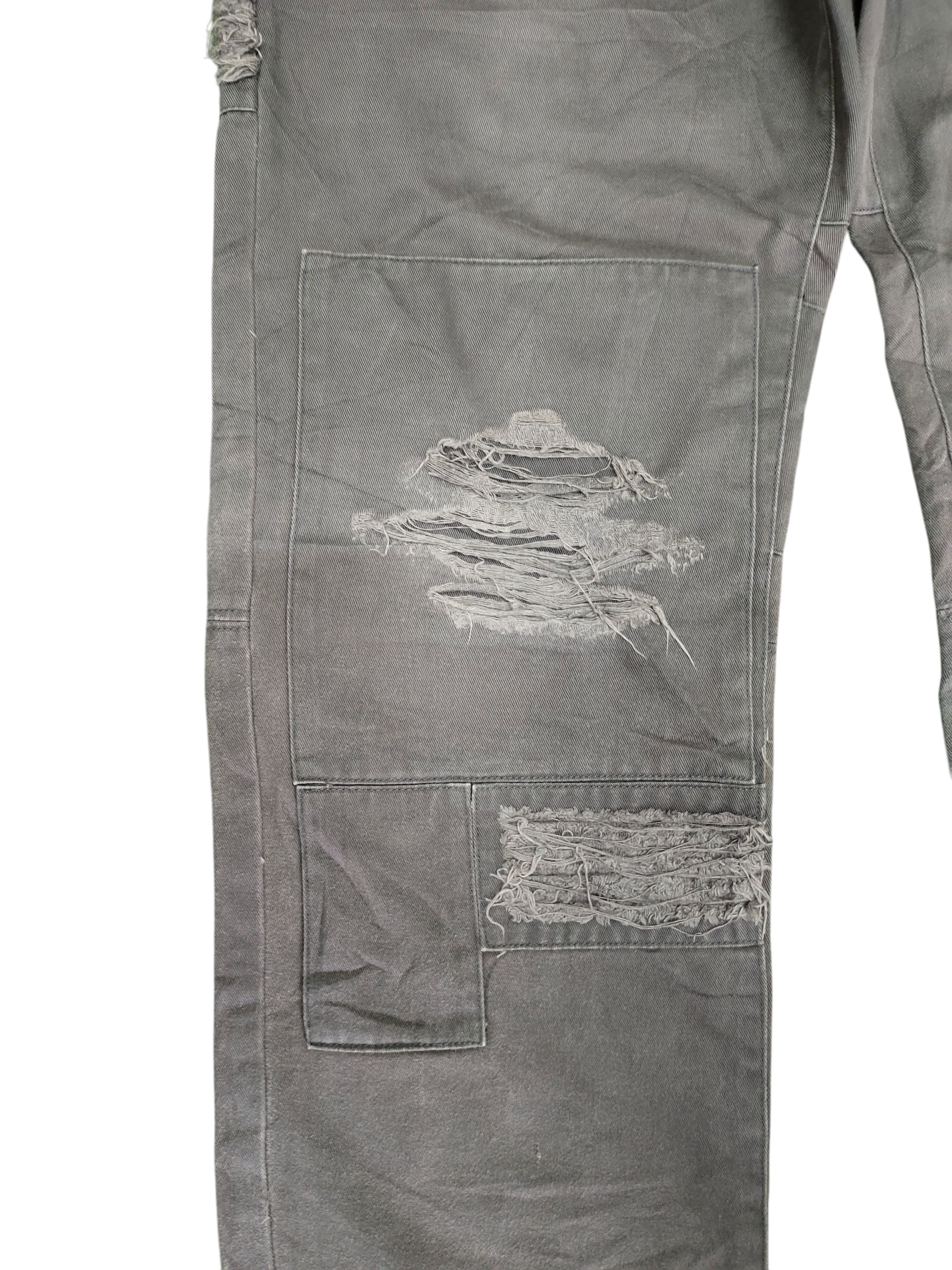Yohji Yamamoto Gomme Homme By Yohji Yamamoto Patchwork Trouser Pants Size US 30 / EU 46 - 4 Thumbnail