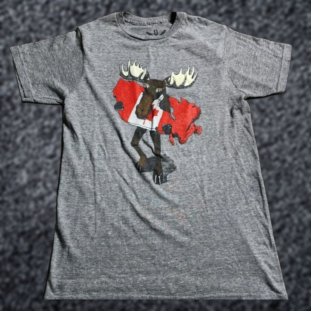 Vintage Friends United Network T-Shirt Men M Gray Graphic Print Logo Crew Neck Short Sleeve Cotton Blend All Seasons Mens Size US M / EU 48-50 / 2 - 1 Thumbnail