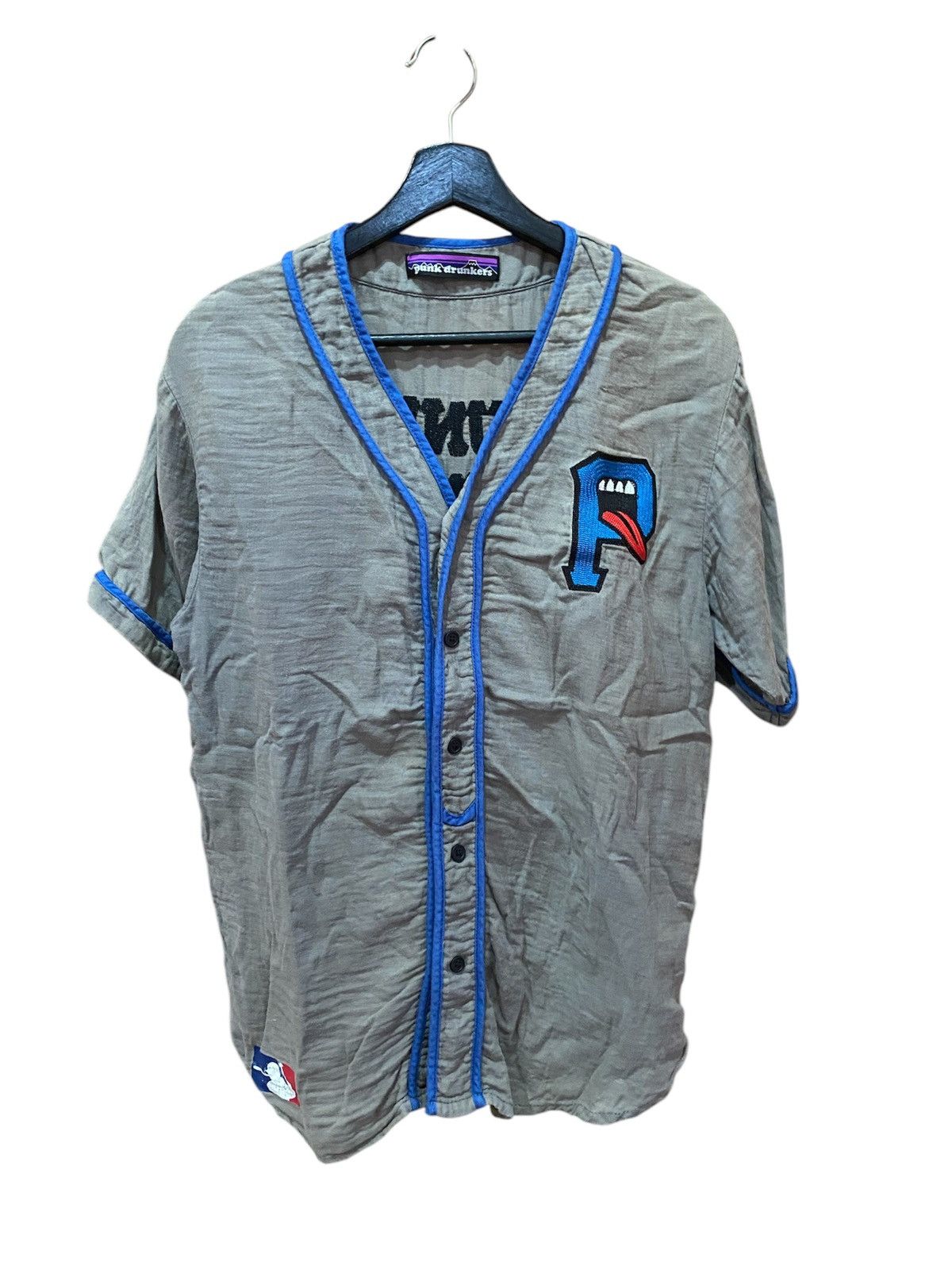 If Six Was Nine × Vintage VINTAGE PUNK DRUNKERS BASEBALL JERSEY Size US L / EU 52-54 / 3 - 2 Thumbnail