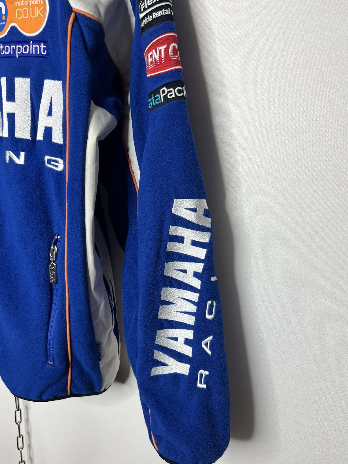 Yamaha Vintage Yamaha Big Logo Full Sponsors Fleece Full Zip Jacket Size US XS / EU 42 / 0 - 5 Thumbnail