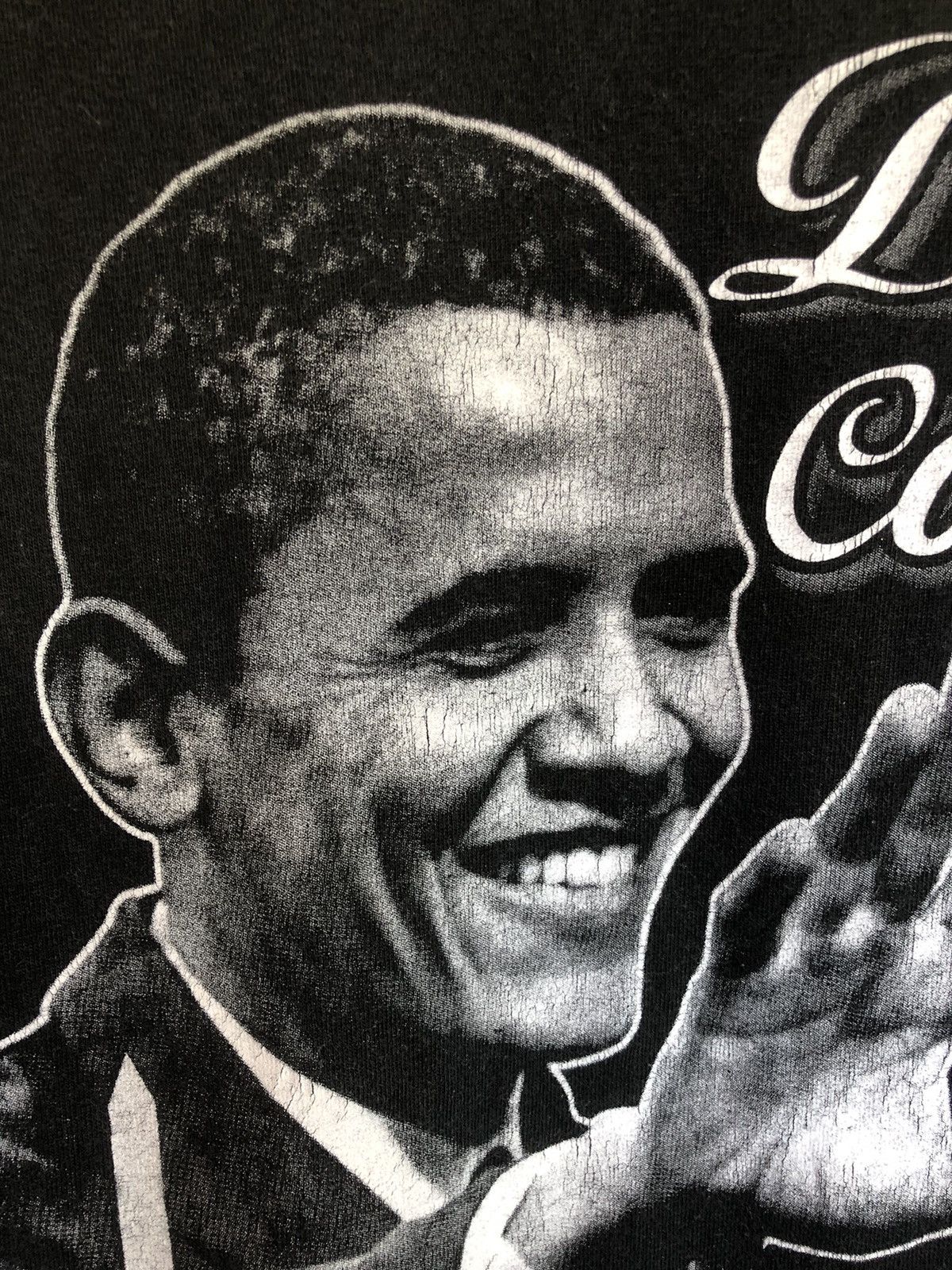 Vintage Crazy Vintage Y2K President Barack Obama Tee Size US XL / EU 56 / 4 - 8 Thumbnail