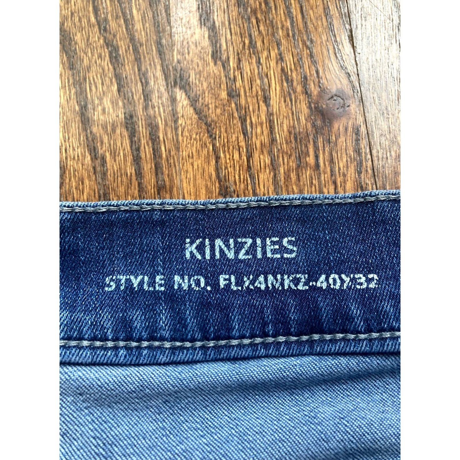 Denime Mugsy Jeans Kinzies FLX4NKZ Regular Size 40x32 Blue Denim Stretch 5-Pocket Men Jeans Mens Straight Brand Mugsy Size US 40 / EU 56 - 7 Thumbnail