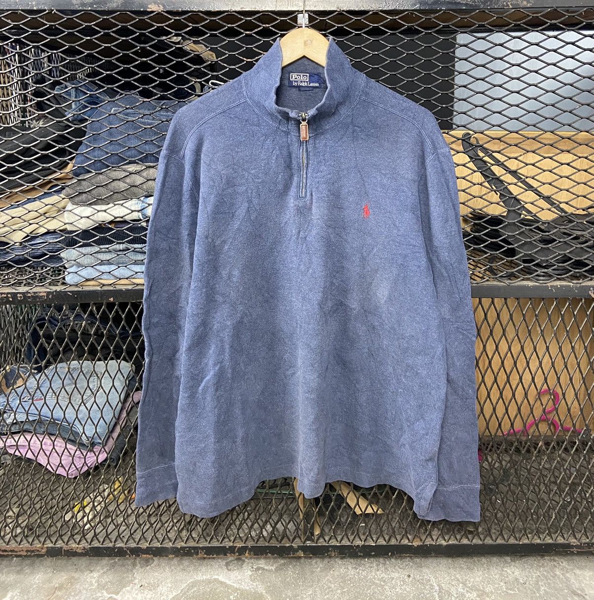 Other × Polo Ralph Lauren × Vintage VINTAGE POLO RALPH LAUREN HALFZIPPER PULLOVER Size US L / EU 52-54 / 3 - 1 Thumbnail