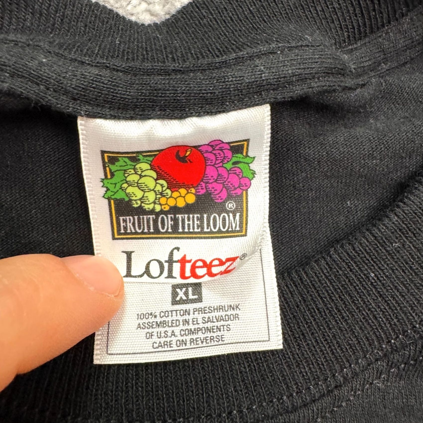 Fruit Of The Loom VINTAGE Fruit Of The Loom Graphic T-Shirt XL Black Hayward Union High School Tee Shirt Mens Regular Crew Neck Short Sleeve Size US XL / EU 56 / 4 - 5 Thumbnail